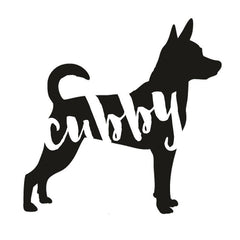 Rat Terrier Dog Decal Sticker for Car Windows