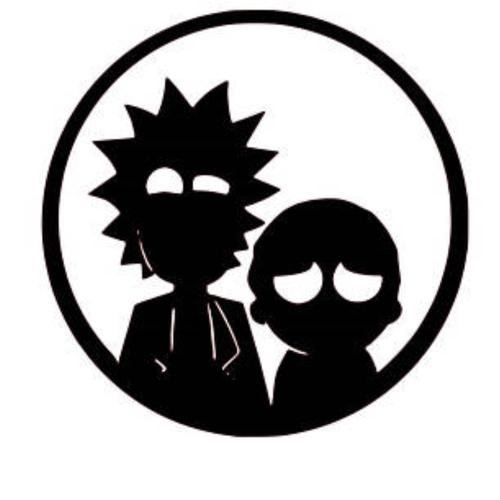 Rick And Morty Circle Decal Sticker