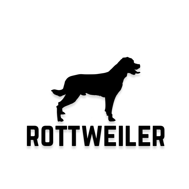 Rottweiler Car Decal Dog Sticker for Windows
