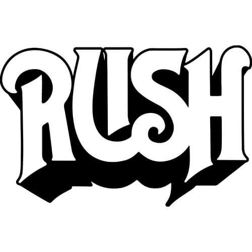 Rush Decal Sticker