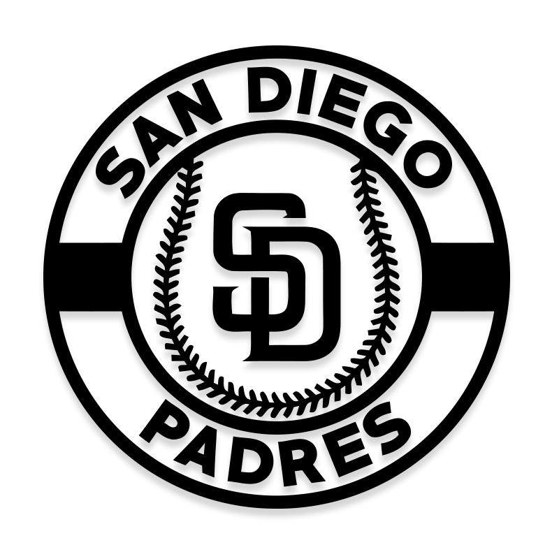 Amazoncom  MLB  San Diego Padres Embossed State Emblem  Automotive  Decorative Emblems  Sports  Outdoors