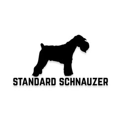 Schnauzer Car Decal Dog Sticker for Windows