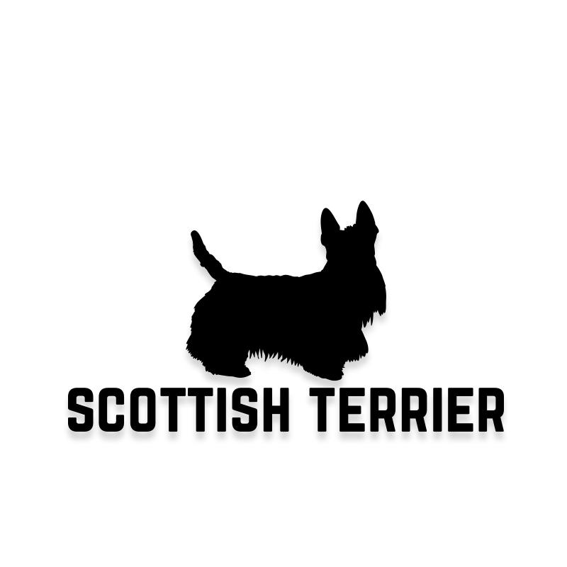 Scottish Terrier Car Decal Dog Sticker for Windows