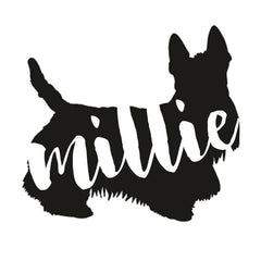 Scottish Terrier Dog Decal Sticker for Car Windows