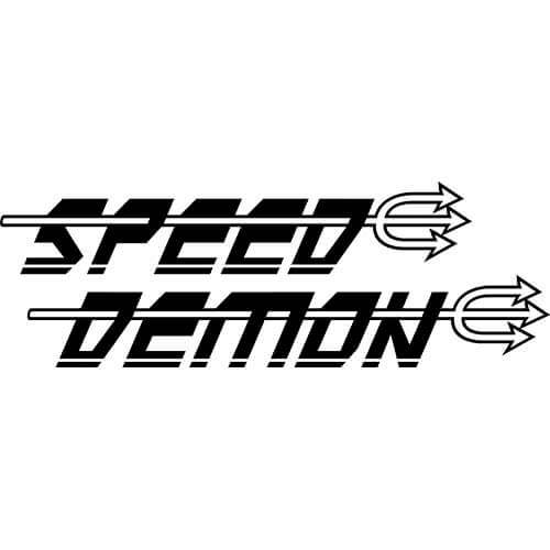 Speed Demon Logo Decal Sticker