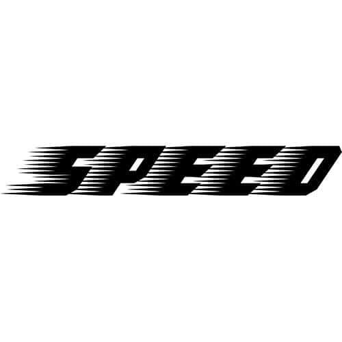 Speed Logo Decal Sticker