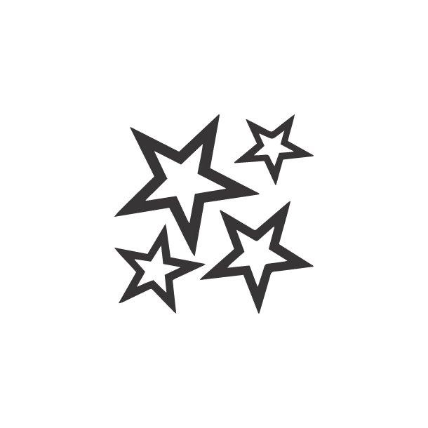 Stars Decal Sticker