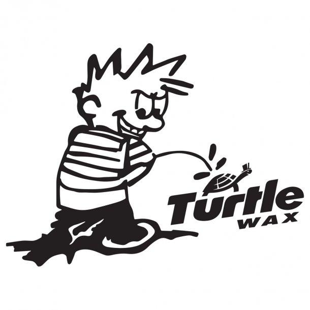 Stone Pisses On Turtle Wax Decal Sticker