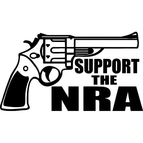Support The NRA Decal Sticker