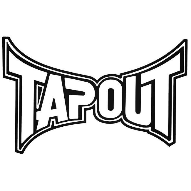 Tapout Decal Sticker