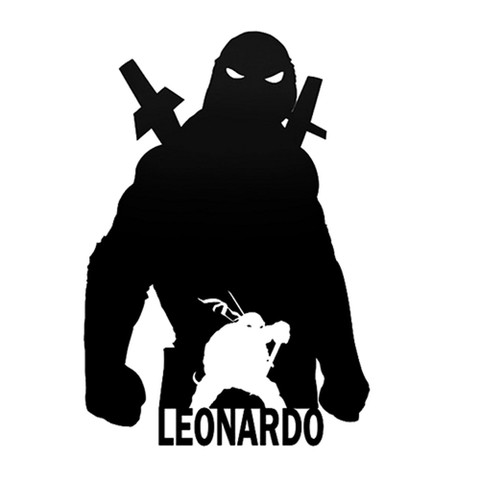 Sticker Leonardo - Tortugas Ninja