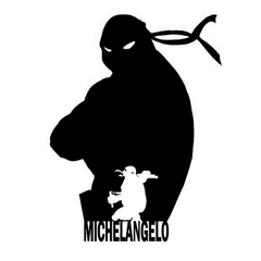 Teenage Mutant Ninja Turtles Michelangelo Decal Sticker