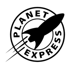Television Futurama Planet Express Decal Sticker