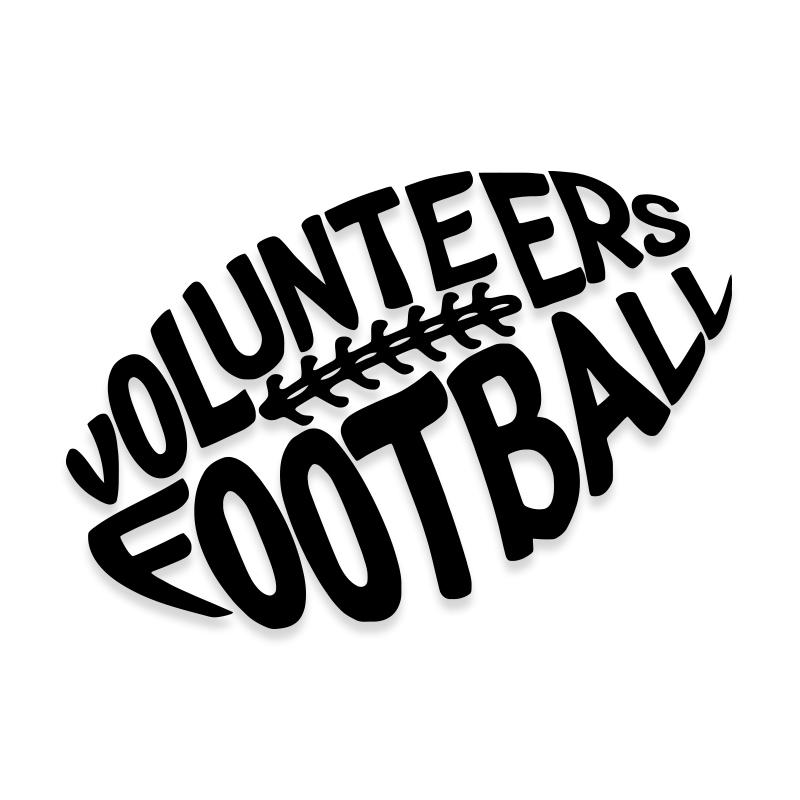 Tennessee Volunteers Football Decal Sticker