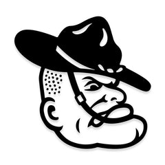 Texas AM Football Mascot Decal Sticker