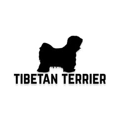 Tibetan Terrier Car Decal Dog Sticker for Windows