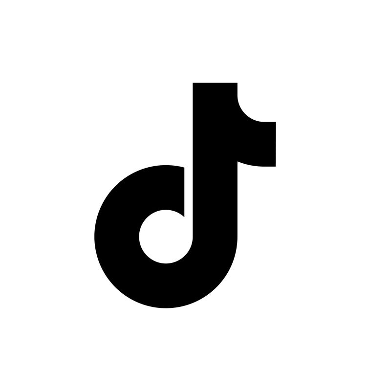 Tiktok Brand Logo Decal Sticker
