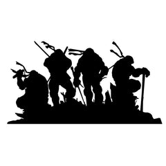 TMNT Teenage Mutant Ninja Turtles Team Decal Sticker