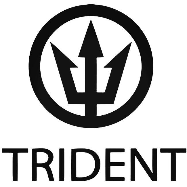 Trident Surf Brand Decal Sticker