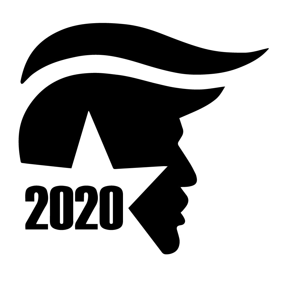 Trump Hair 2020 Decal Sticker