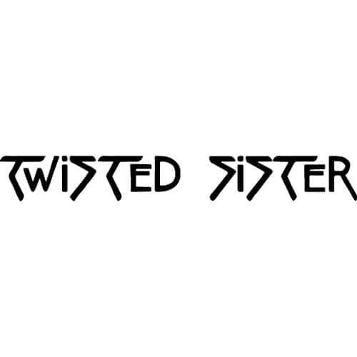 Twisted Sister Band Logo Decal Sticker