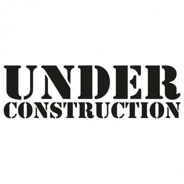Under Construction Decal Sticker