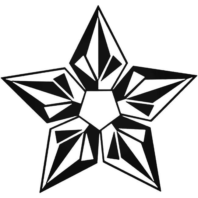 Volcom Star Drawing Volcom Star Vinyl Decal Sticker – Decalfly