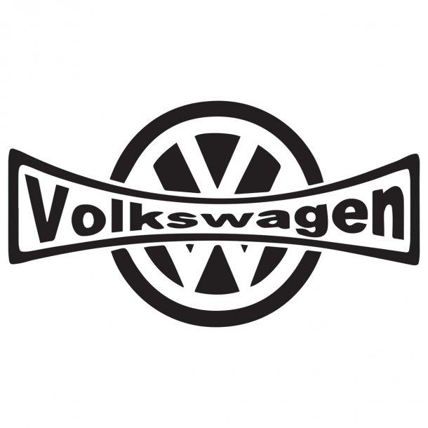 Volkswagen With Logo Decal Sticker