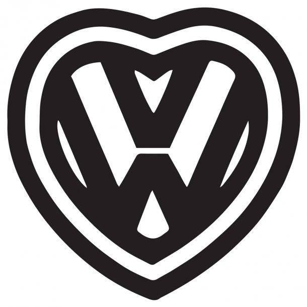 Vw Heart Decal Sticker