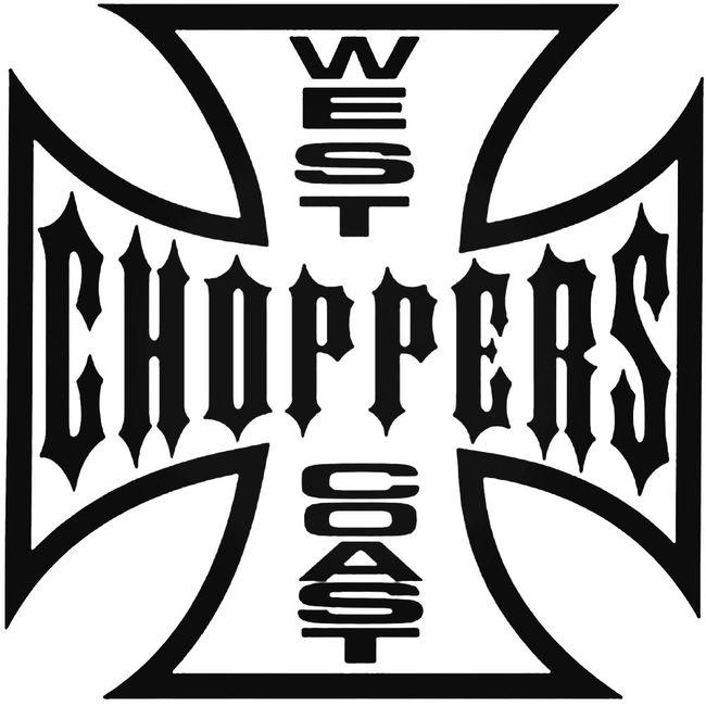 West Coast Choppers Decal Sticker