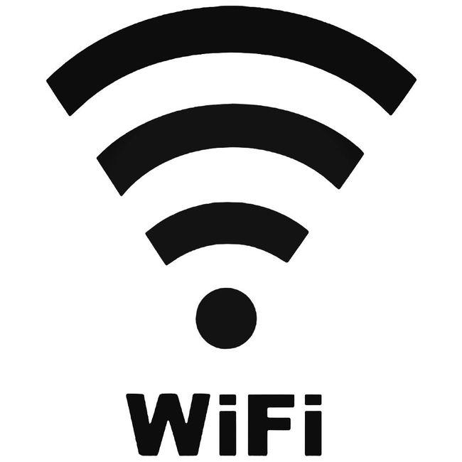 Wifi Available Vinyl Decal Sticker