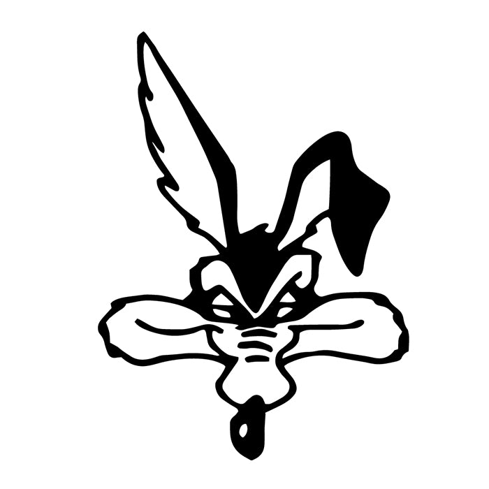 Wile E Coyote Cartoon Decal Sticker