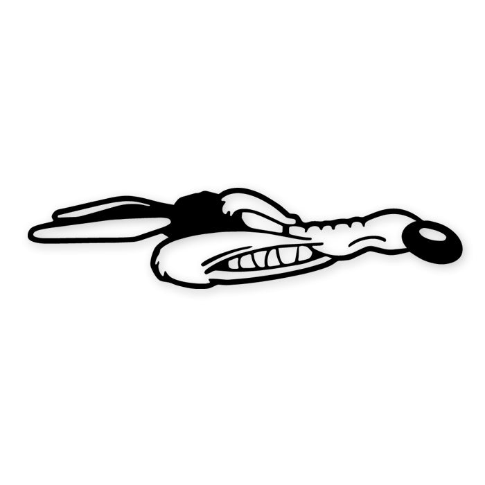 Wile E Coyote Speed Car Decal Sticker