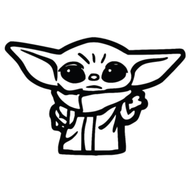 Babyyoda Sticker by Black Flys for iOS & Android