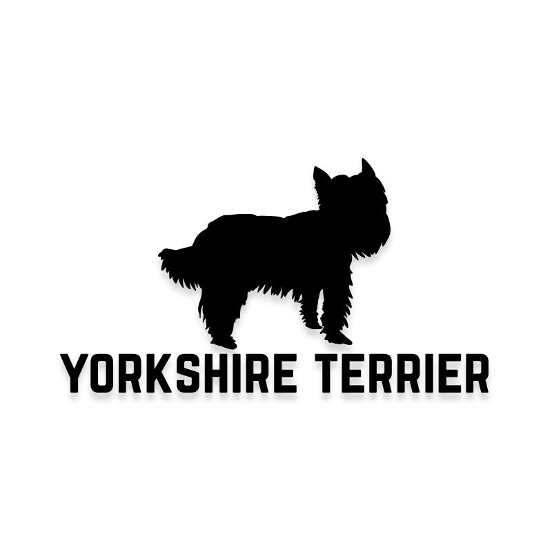 Yorkshire Yorkie Terrier Car Decal Dog Sticker for Windows